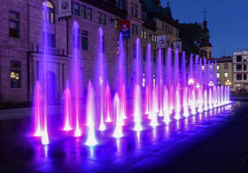 Quebec City Hall Gardens