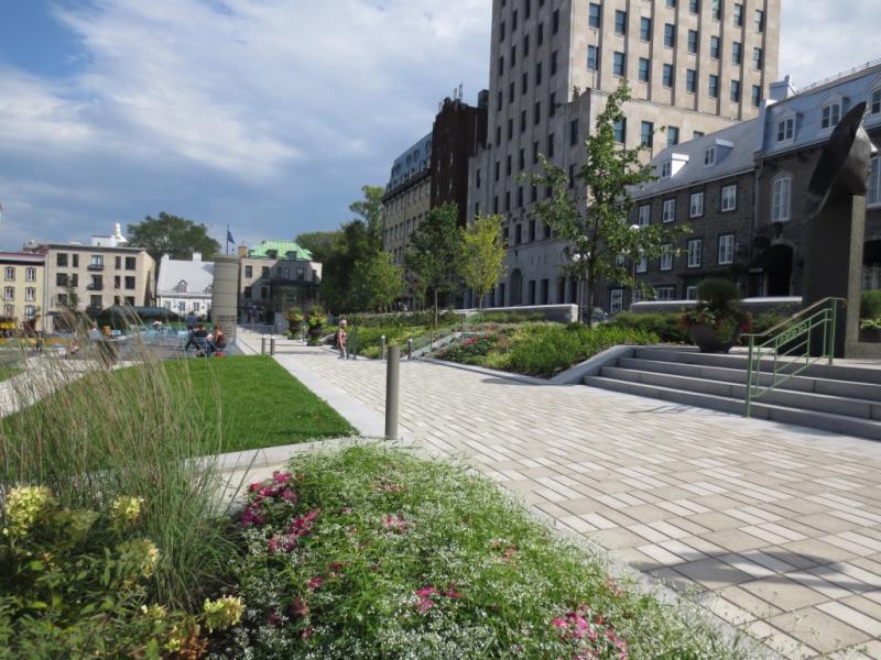 Quebec City Hall Gardens