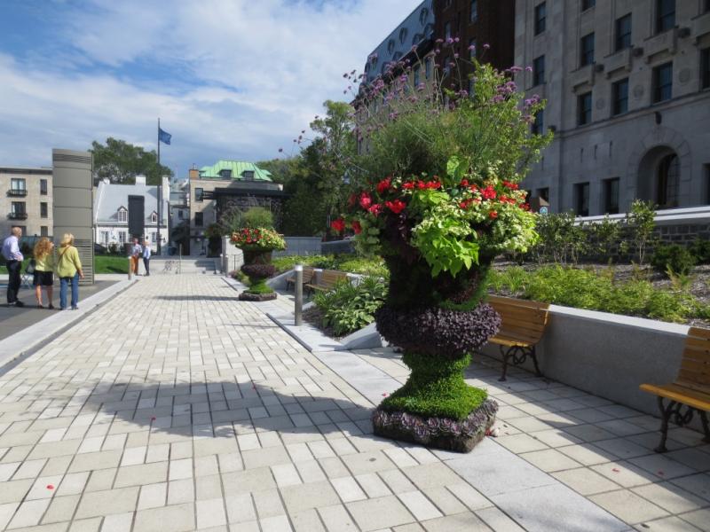 Quebec City Hall Gardens